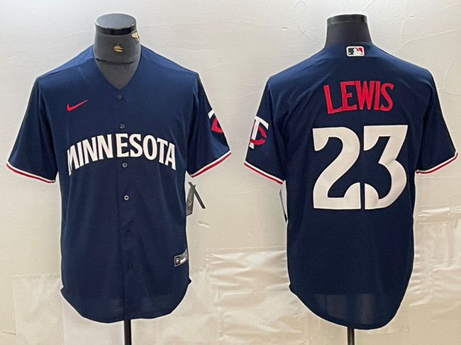 Men's Minnesota Twins ACTIVE PLAYER Custom Navy Cool Base Stitched Baseball Jersey