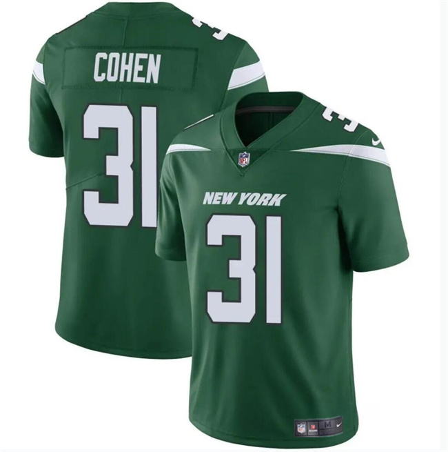 Youth New York Jets #31 Tarik Cohen Green Vapor Untouchable Limited Stitched Jerse