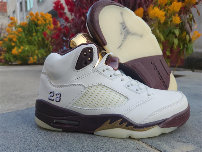 Men's Running Weapon Air Jordan 5 White Shoes 090 Men's Running Weapon Air Jordan 5 White Shoes 090