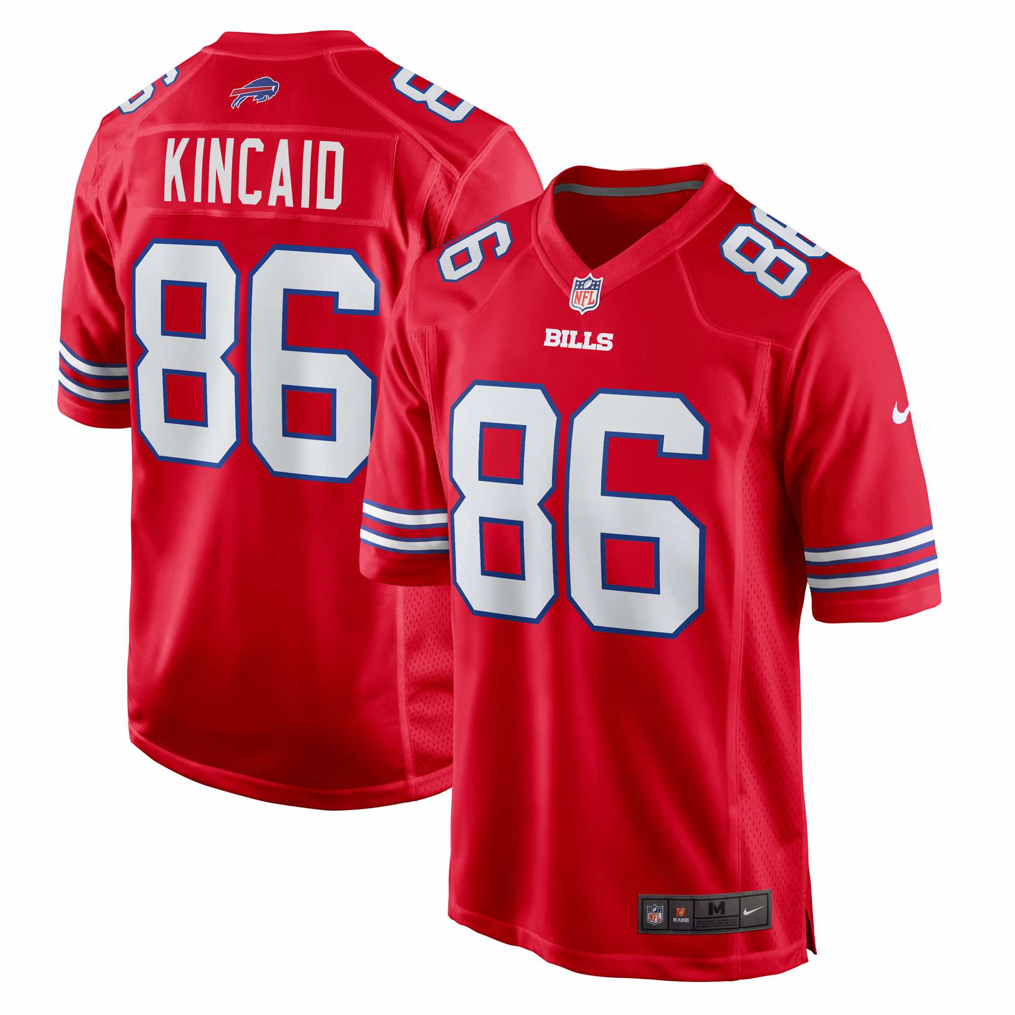 Youth Buffalo Bills #86 Dalton Kincaid Red Stitched Game Jersey