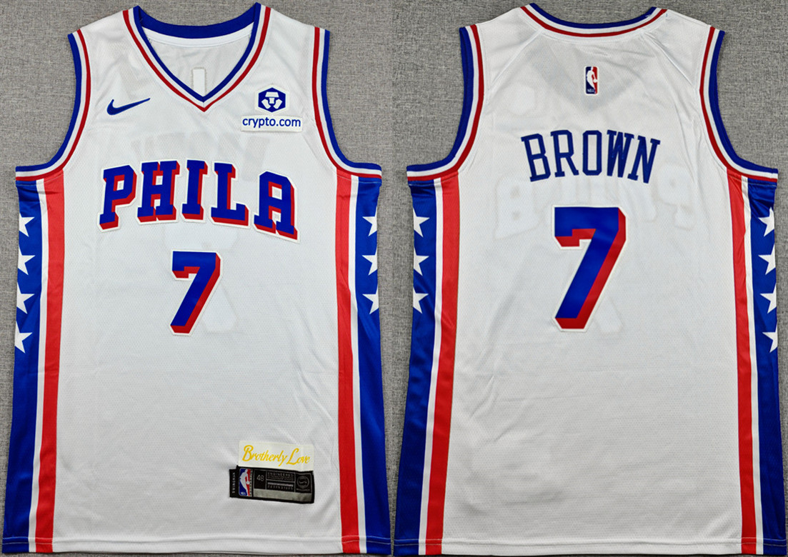 Men's Philadelphia 76ers #23 LeBron James Royal Cool Base Stitched Baseball Jersey
