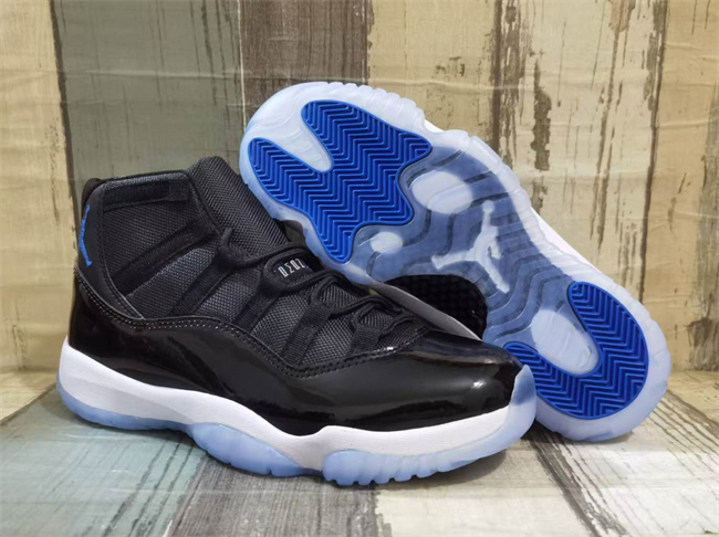 Men's Running weapon Air Jordan 11 Black Shoes 138