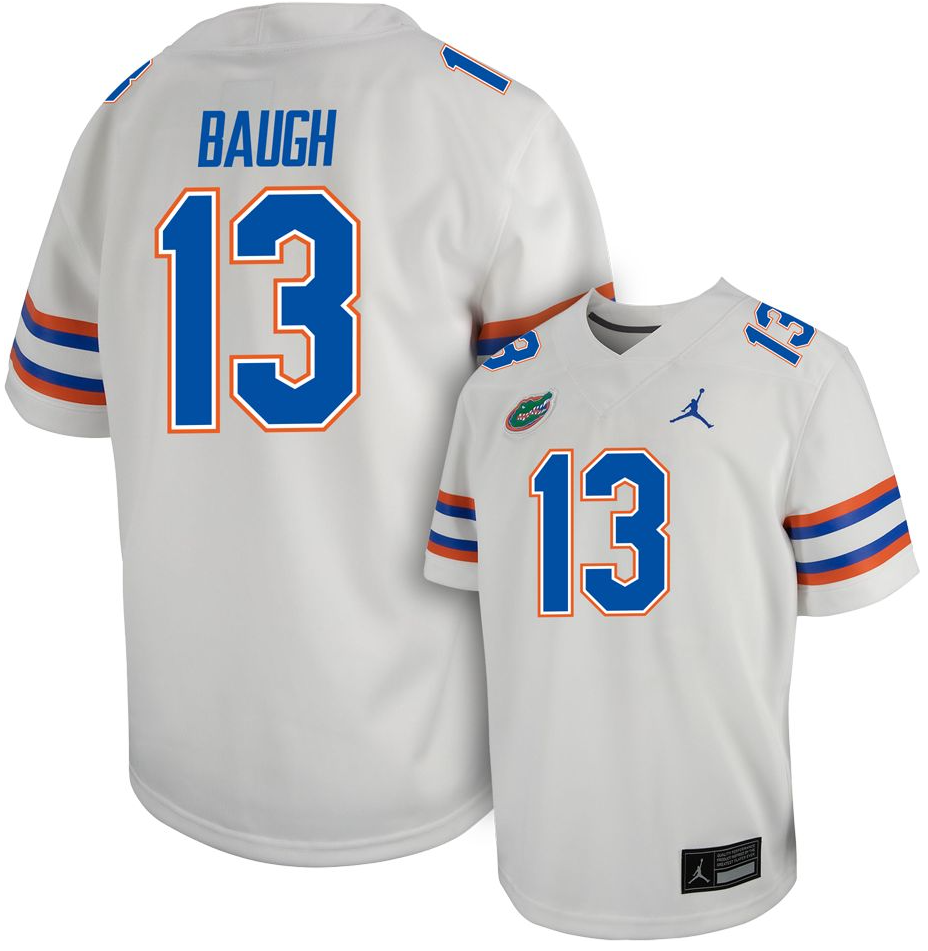 Men's Florida Gators #13 J Baugh Stitched Jersey