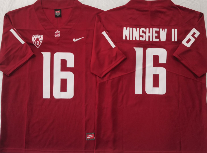 Men's Alabama Crimson Tide #16 Gardner Minshew II Red Stitched Football Jersey