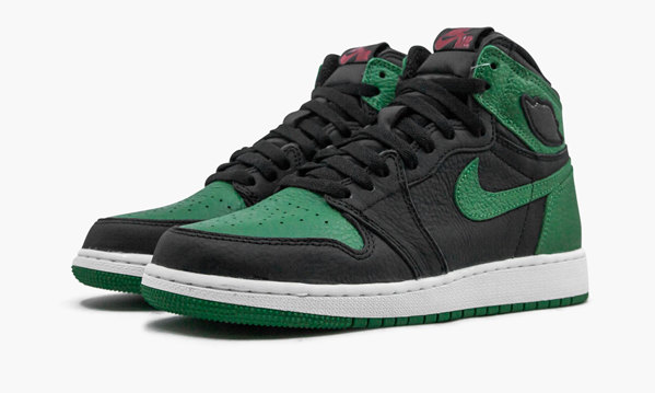 Men's Running Weapon Air Jordan 1 Pine Green Black Shoes 300 Men's Running Weapon Air Jordan 1 Pine Green Black Shoes 300