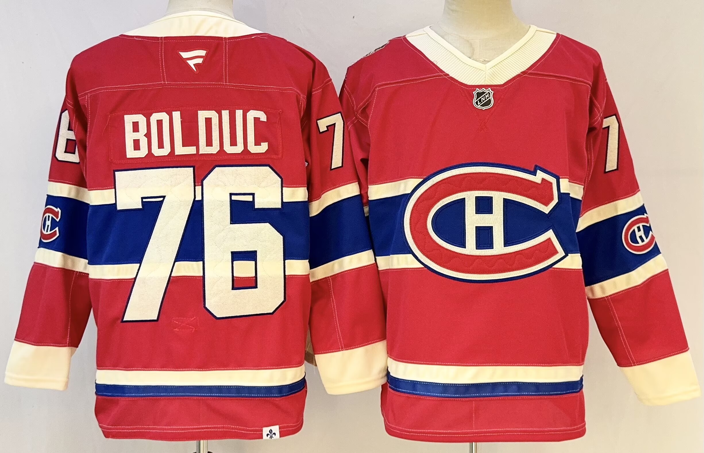 Men's Montreal Canadiens #76 Zack Bolduc Red 2026-27 Stitched Jersey