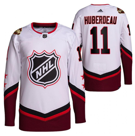 Men's White Florida Panthers #11 Jonathan Huberdeau 2022 All-Star Stitched Jersey Men's White Florida Panthers #11 Jonathan Huberdeau 2022 All-Star Stitched Jersey