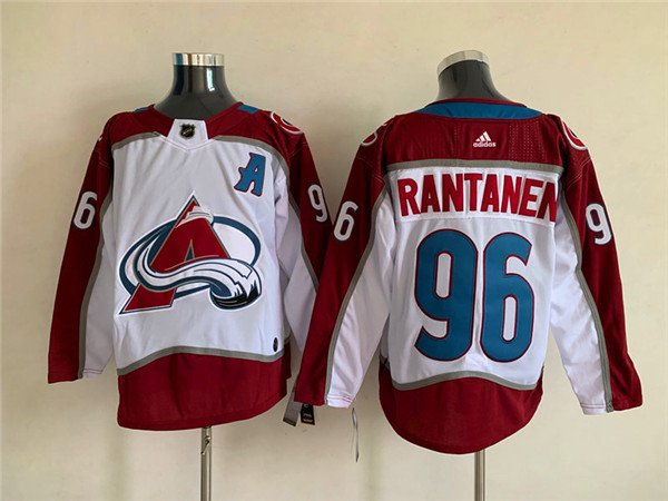 Men's Colorado Avalanche #96 Mikko Rantanen White Stitched Jersey