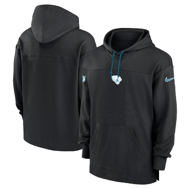 Men's Jacksonville Jaguars Black Performance Pullover Hoodie