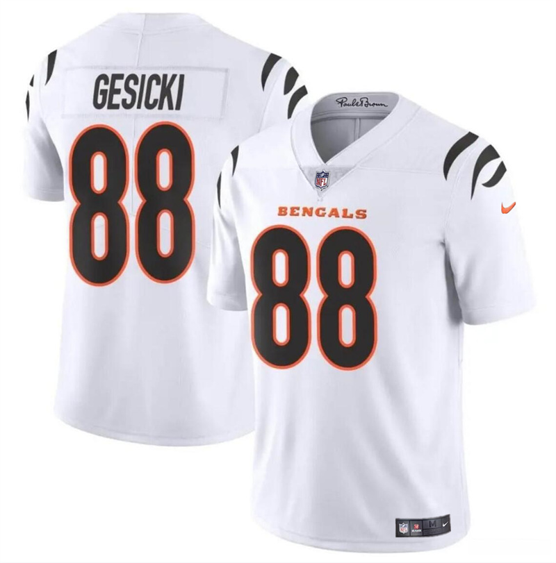 Youth Cincinnati Bengals #88 Mike Gesicki White Vapor Untouchable Limited Stitched Jersey