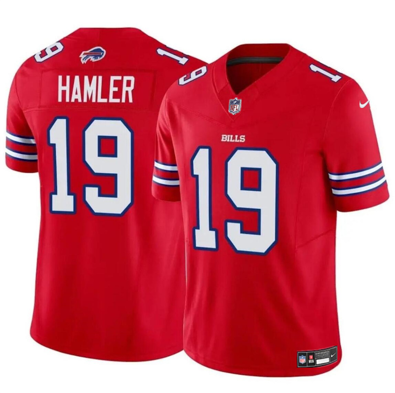 Youth Buffalo Bills #19 KJ Hamler Red 2024 F.U.S.E. Vapor Untouchable Limited Stitched Football Jersey