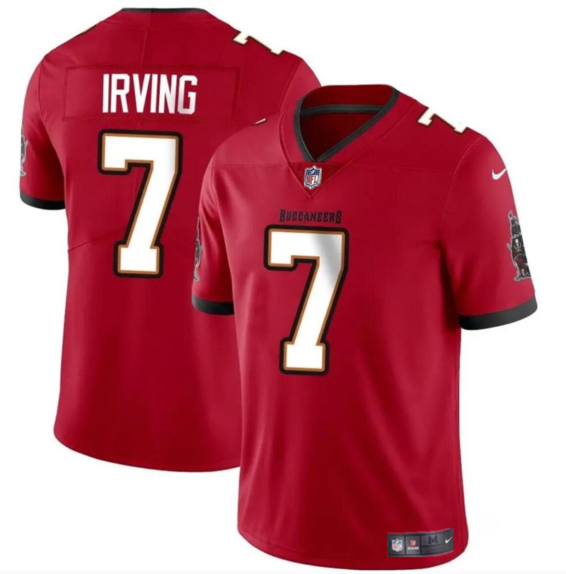 Youth Tampa Bay Buccaneers #7 Bucky Irving Red Vapor Untouchable Limited Stitched Jersey