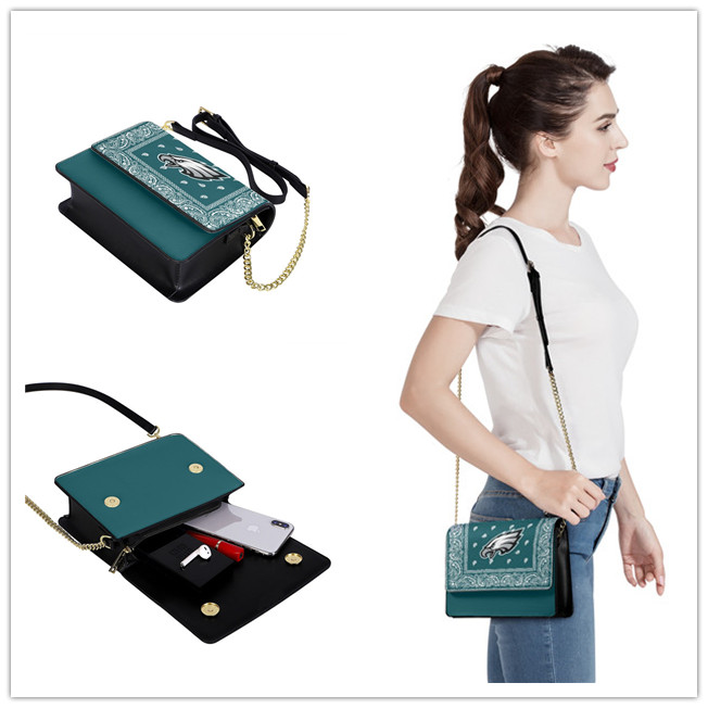 Philadelphia Eagles PU Leather Crossbody Bags 001 Philadelphia Eagles PU Leather Crossbody Bags 001