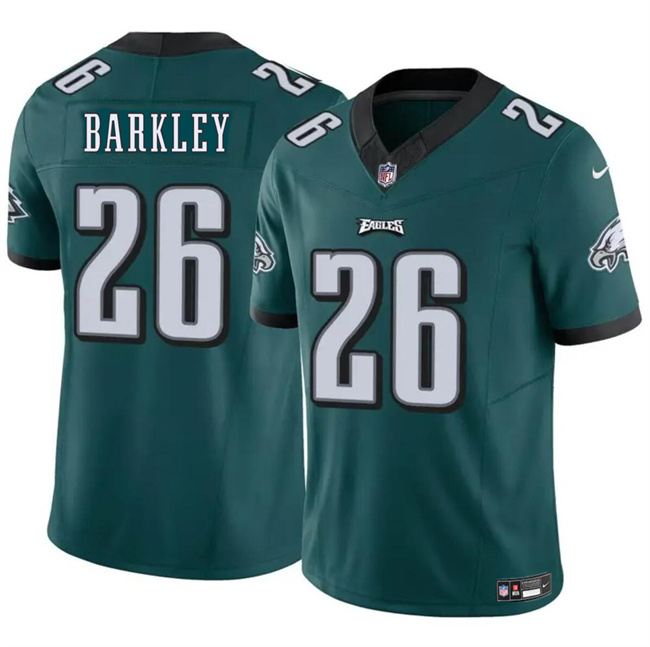 Youth Philadelphia Eagles #26 Saquon Barkley Green 2023 F.U.S.E Vapor Untouchable Limited Stitched Football Jersey