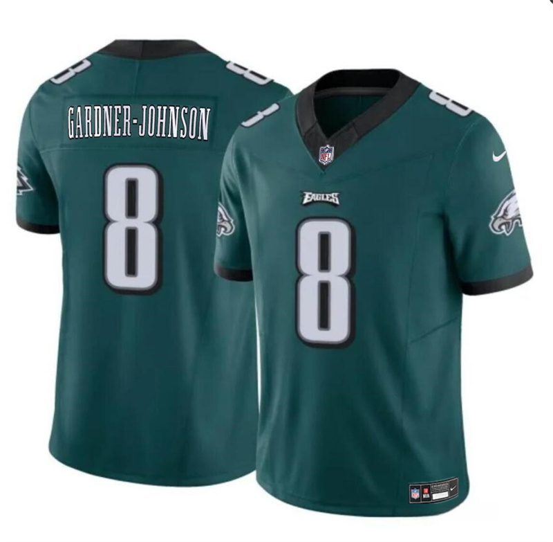 Youth Philadelphia Eagles #8 Chauncey Gardner-Johnson Green 2024 F.U.S.E Vapor Untouchable Limited Stitched Football Jersey