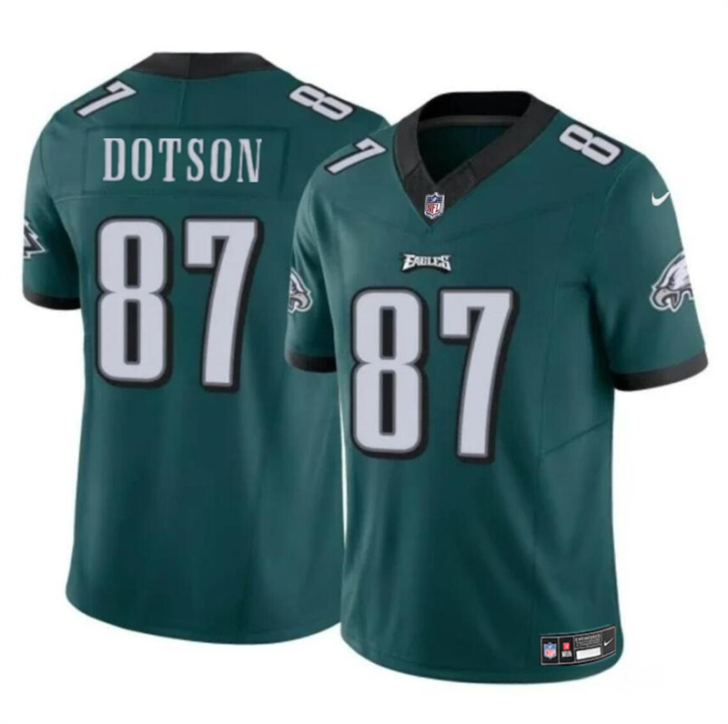 Youth Philadelphia Eagles #87 Jahan Dotson Green F.U.S.E Vapor Untouchable Limited Stitched Football Jersey