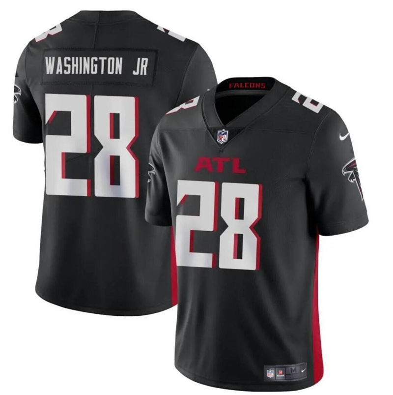 Youth Atlanta Falcons #28 Carlos Washington Jr Black Vapor Untouchable Limited Stitched Football Jersey