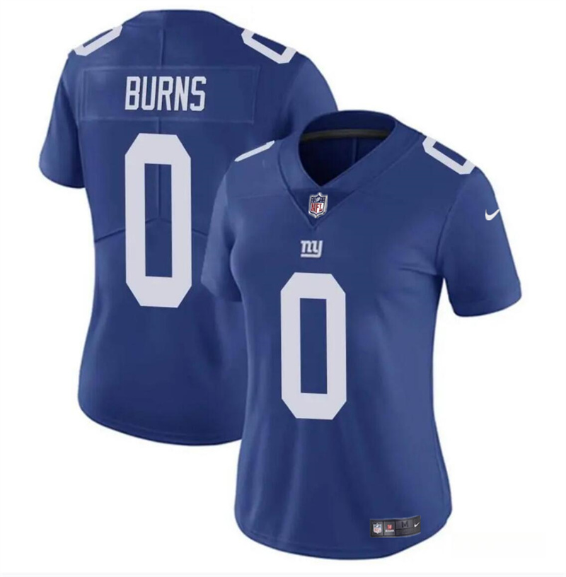 Women's New York Giants #0 Brian Burns Blue Vapor Stitched Jersey(Run Small) Women's New York Giants #0 Brian Burns Blue Vapor Stitched Jersey(Run Small)