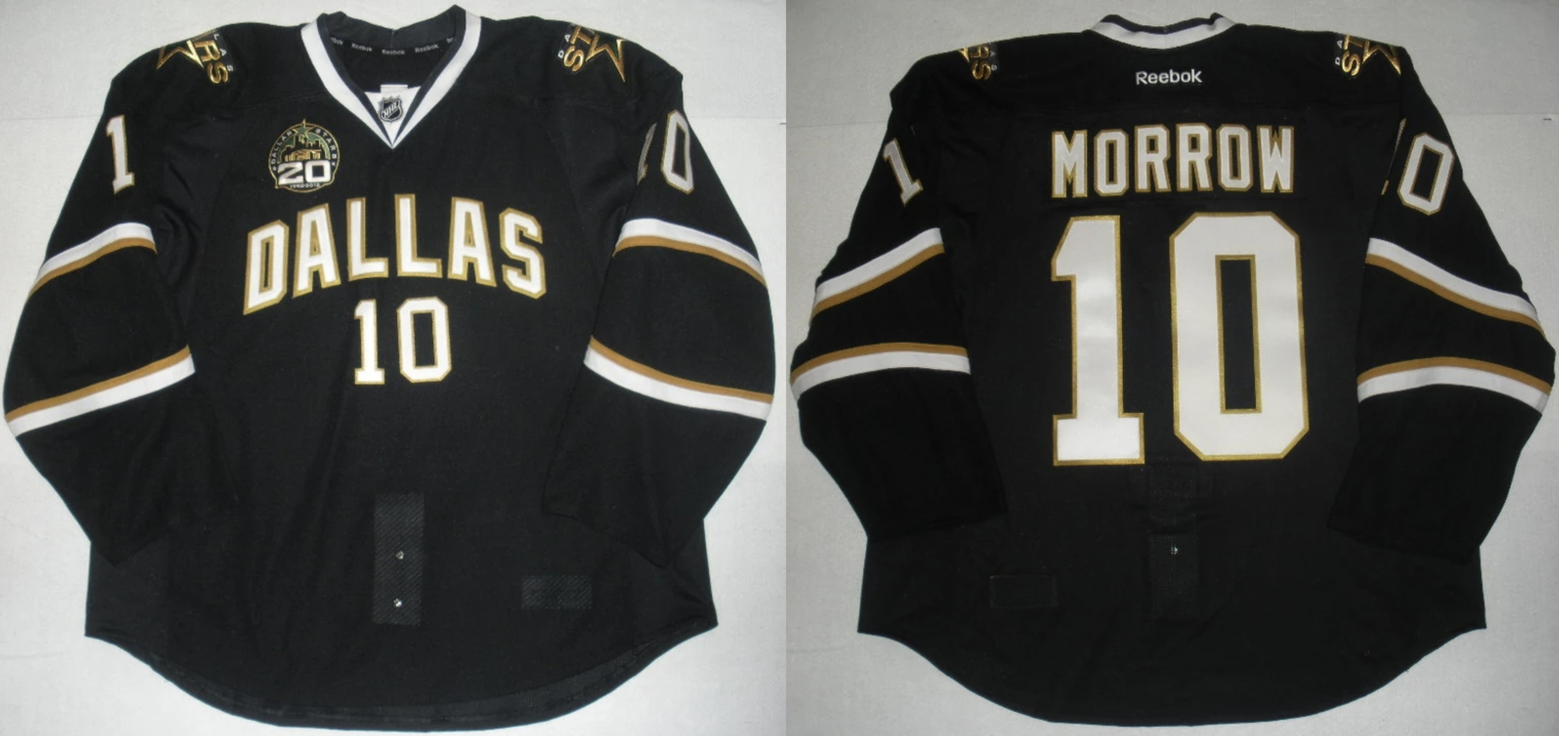 Men's Dallas Stars Custom Black 2013 Alternate Stitched Hockey Jersey