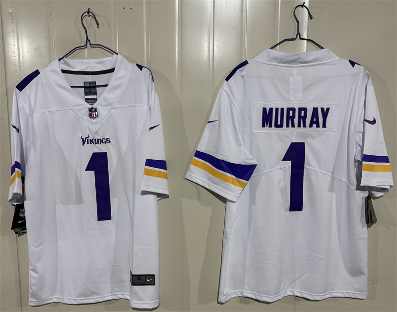 Men's Minnesota Vikings #1 Kyler Murray White 2026 Vapor Untouchable Limited Stitched Jersey