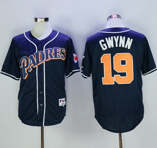 Men's San Diego Padres Active Player Custom Navy Stitched Jersey