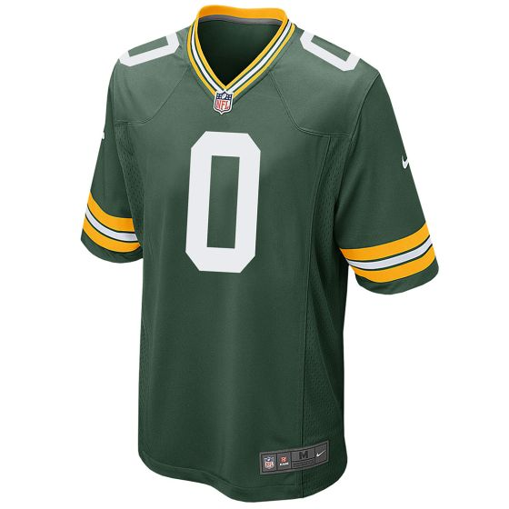 Men's Green Bay Packers #0 Matthew Golden Green 2025 Green Game Stitched Jerseys