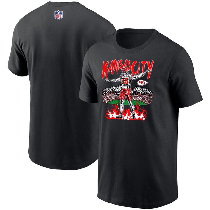 Men's Kansas City Chiefs Black T-Shirt