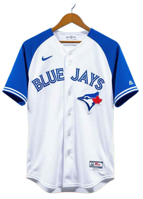 Men's Toronto Blue Jays Blank White/Blue Limited Stitched Baseball Jersey