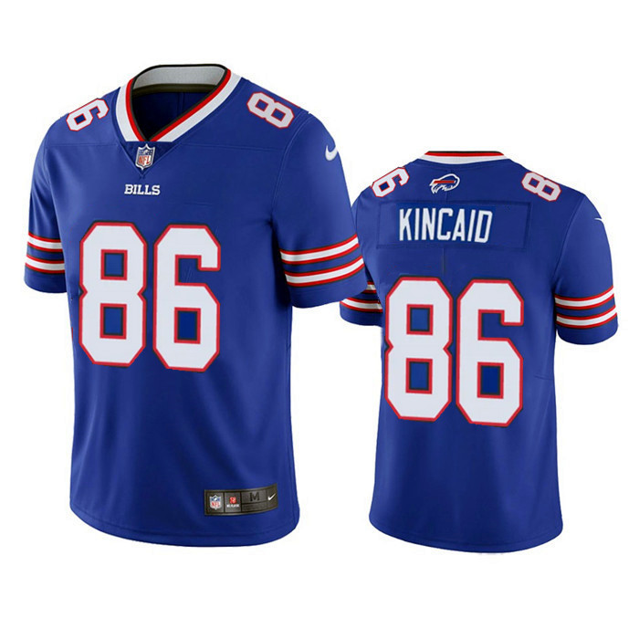 Men's Buffalo Bills #86 Dalton Kincaid Blue 2023 F.U.S.E Draft Vapor Untouchable Limited Stitched Jersey