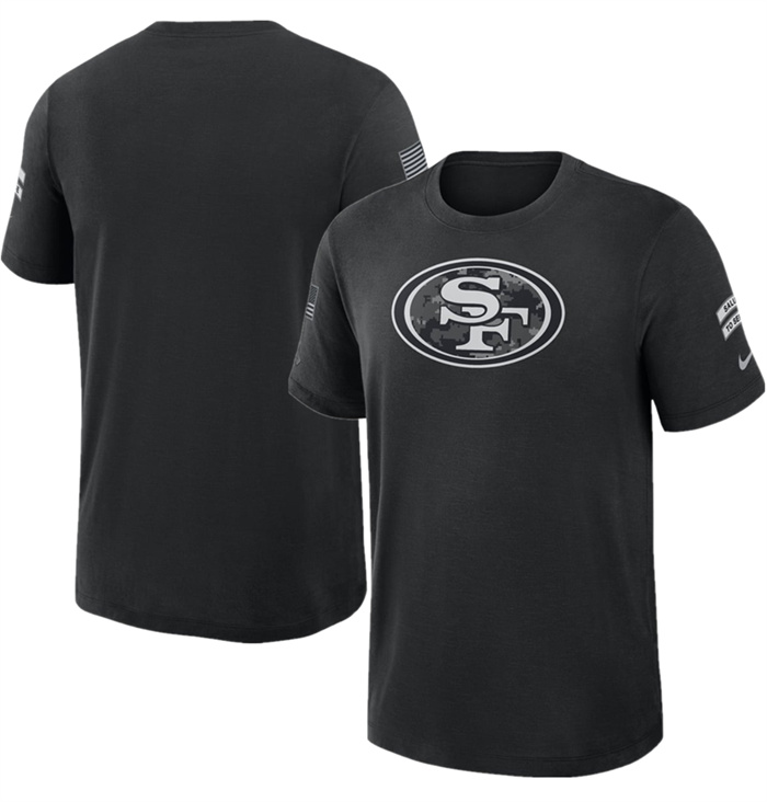 Men's San Francisco 49ers Black 2026 Salute to Service Sideline Dri-FIT T-Shirt