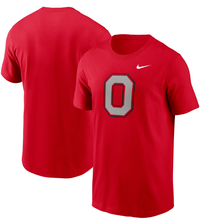 Men's Ohio State Buckeyes Red Primetime Alternate Logo T-Shirt