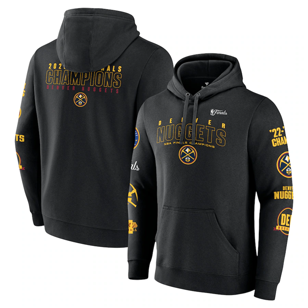 Men's Denver Nuggets Black 2023 xtra Innings Pullover Hoodie Men's Denver Nuggets Black 2023 xtra Innings Pullover Hoodie