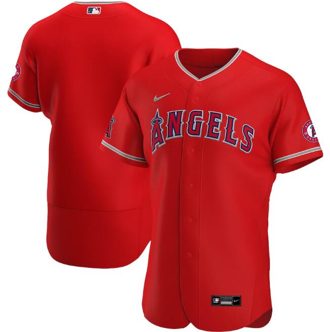 Men's Los Angeles Angels Red MLB Flex Base Stitched Jersey