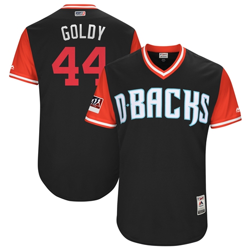 Diamondbacks #44 Paul Goldschmidt Black "Goldy" Players Weekend Authentic Stitched MLB Jersey