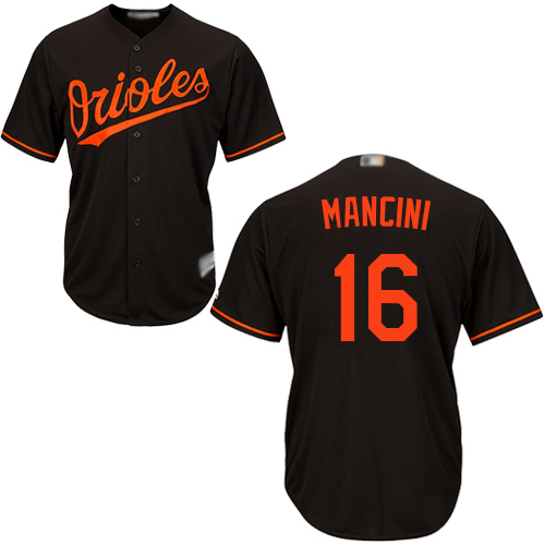 Orioles #16 Trey Mancini Black New Cool Base Stitched MLB Jersey