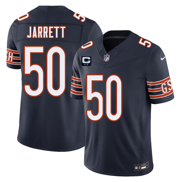 Men's Chicago Bears #50 Grady Jarrett Navy 2026 F.U.S.E. 2-Star C Patch Vapor Untouchable Limited Stitched Football Jersey Men's Chicago Bears #50 Grady Jarrett Navy 2026 F.U.S.E. 2-Star C Patch Vapor Untouchable Limited Stitched Football Jersey