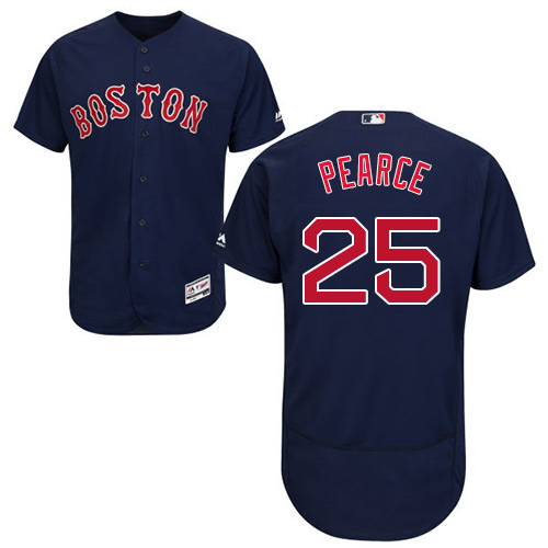 Red Sox #25 Steve Pearce Navy Blue Flexbase Authentic Collection Stitched MLB Jersey