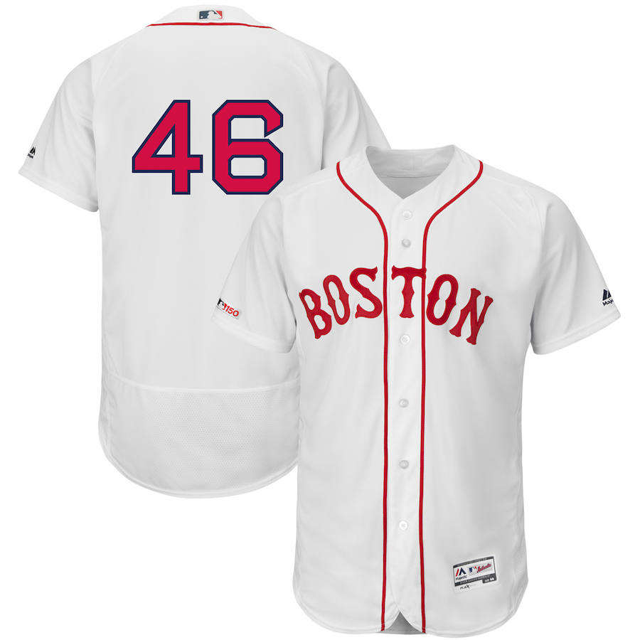 Boston Red Sox #46 Craig Kimbrel Majestic Alternate Authentic Collection Flex Base Player Jersey White