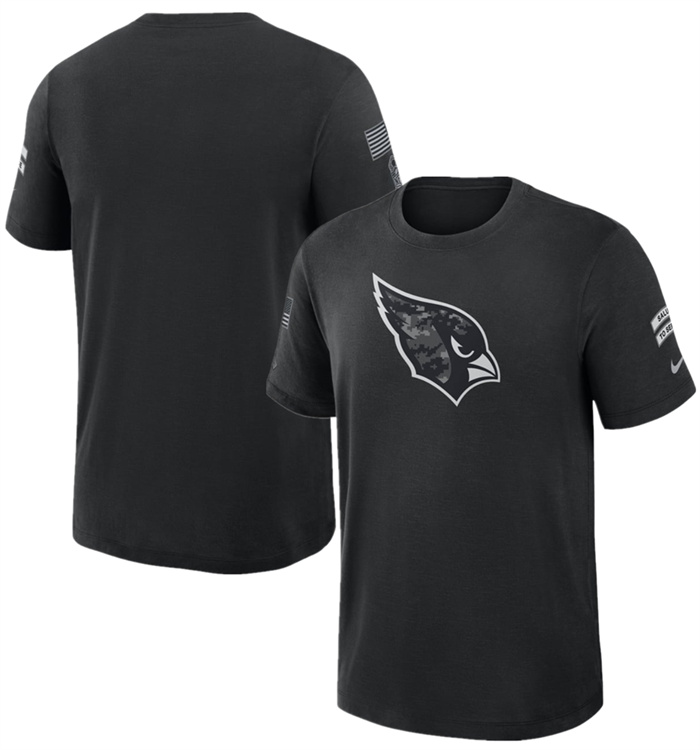 Men's Arizona Cardinals Black 2026 Salute to Service Sideline Dri-FIT T-Shirt