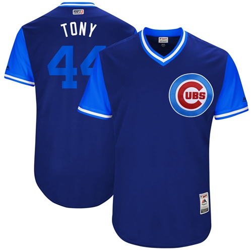 Cubs #44 Anthony Rizzo Royal 