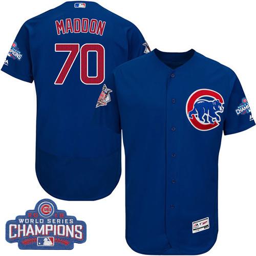 Cubs #70 Joe Maddon Blue Flexbase Authentic Collection 2016 World Series Champions Stitched MLB Jersey Cubs #70 Joe Maddon Blue Flexbase Authentic Collection 2016 World Series Champions Stitched MLB Jersey