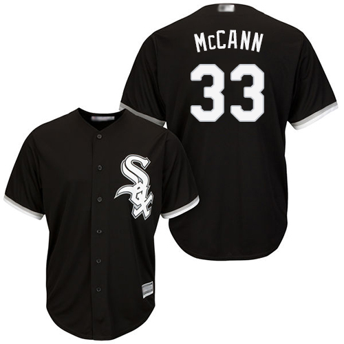 White Sox #33 James McCann Black New Cool Base Stitched MLB Jersey