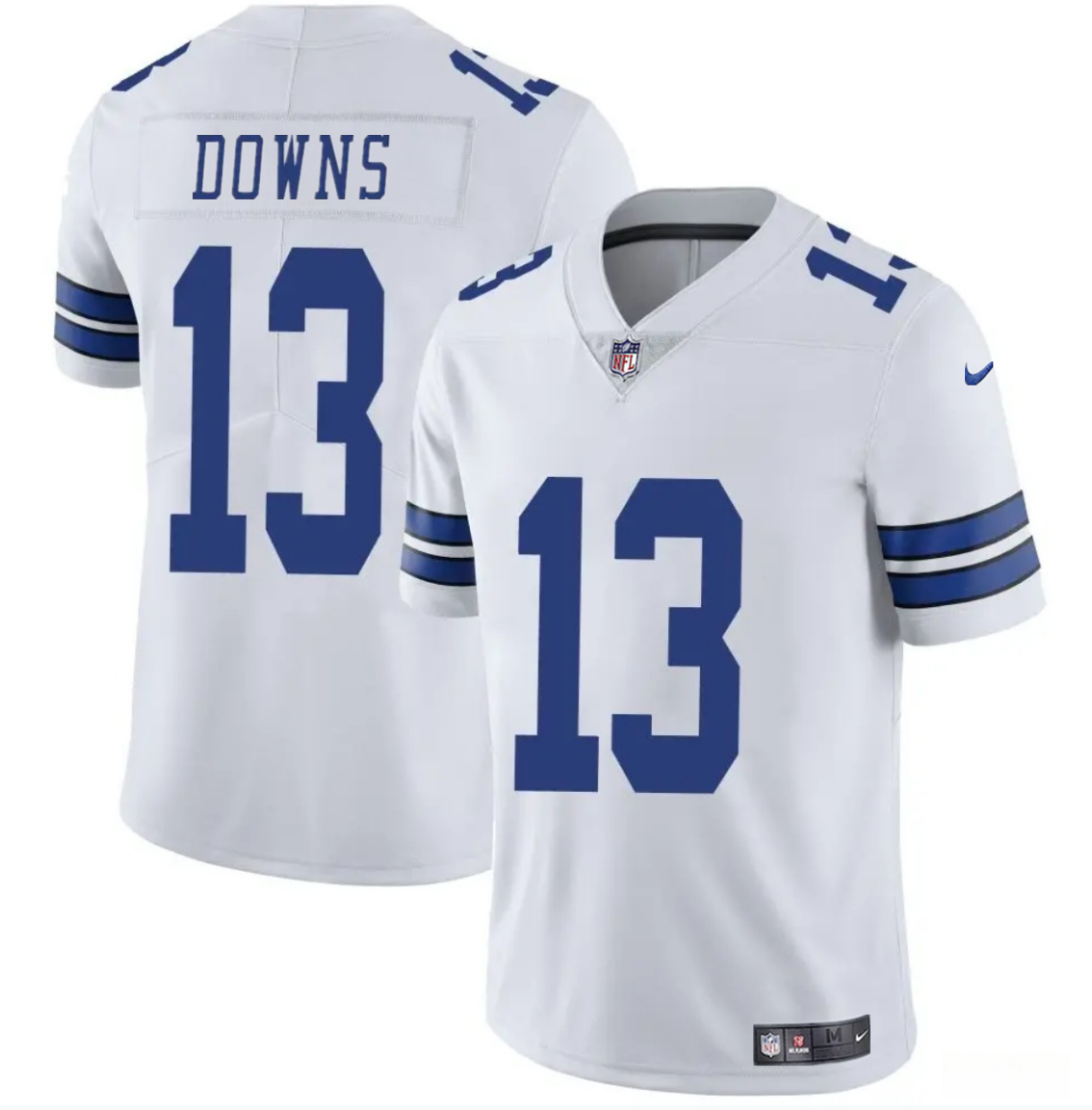 Men's Dallas Cowboys #13 Caleb Downs White 2026 Draft Vapor Untouchable Limited Stitched Football Jersey