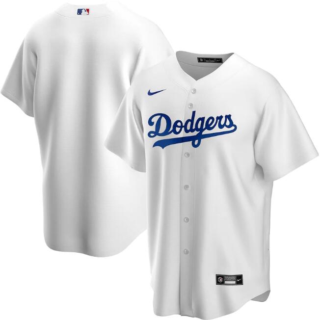 Men's Los Angeles Dodgers White MLB Cool Base Stitched Jersey