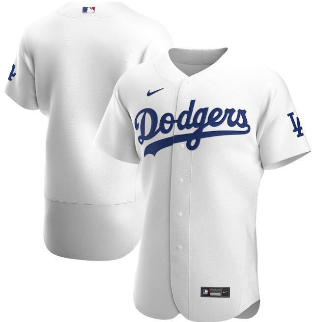 Men's Los Angeles Dodgers White MLB Flex Base Stitched Jersey