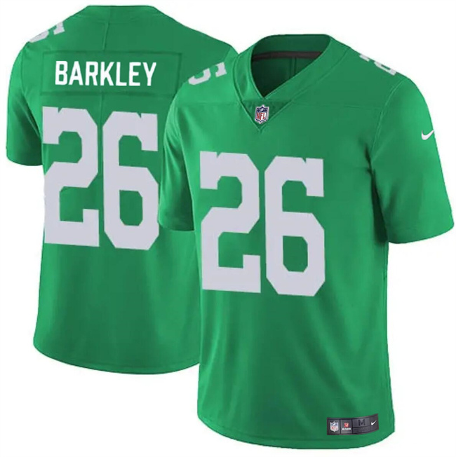 Men's Philadelphia Eagles #26 Saquon Barkley Kelly Green Vapor Untouchable Limited Stitched Football Jersey