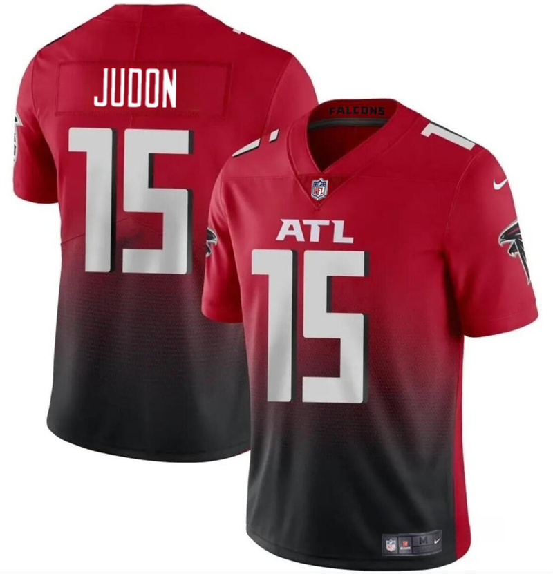 Men's Atlanta Falcons #15 Matthew Judon Red/Black Vapor Untouchable Limited Stitched Football Jersey