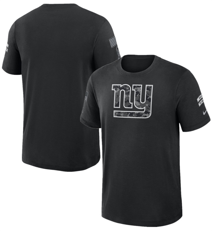Men's New York Giants Black 2026 Salute to Service Sideline Dri-FIT T-Shirt