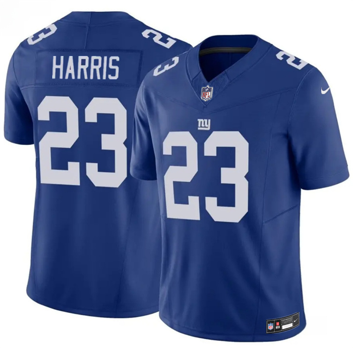 Men's New York Giants #23 Najee Harris Blue 2026 F.U.S.E. Vapor Untouchable Limited Stitched Jersey