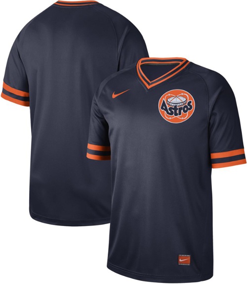 Nike Astros Blank Navy Authentic Cooperstown Collection Stitched MLB Jersey